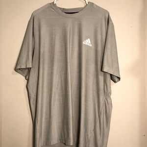 XL Adidas Gray Aeroready Athletic tee